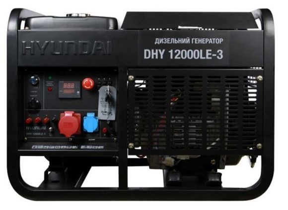 Генератор дизельний HYUNDAI DHY 12000LE-3 - фото 2