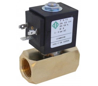Электромагнитный клапан ODE 21A8KV45 1/2" НЗ