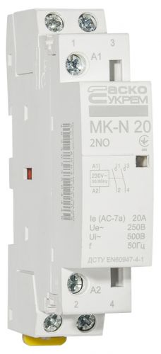 Модульний пускач Аско MK-N 2P 20A 2NO - фото 3