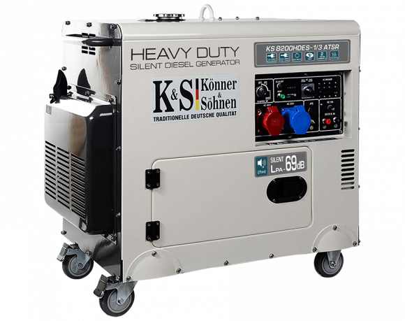 Генератор дизельный Konner&amp;Sohnen KS 8200HDES-1/3 ATSR - фото 2