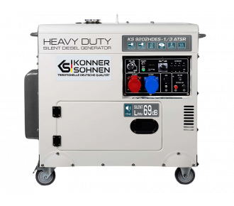 Генератор дизельный Konner&Sohnen KS 9202HDES 1/3 ATSR (EURO II)