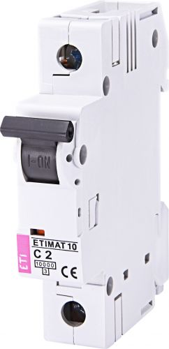 Автоматичний вимикач ETI ETIMAT 10 1p C 2А (2131708) - фото 1