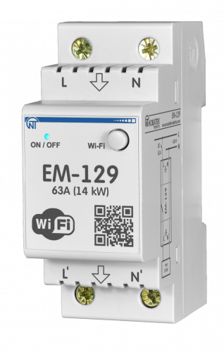 WI-FI счетчик электроэнергии с функцией защиты и управления ЕМ-129 - фото 1