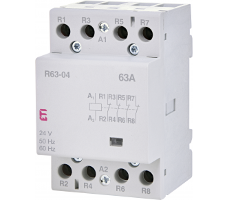 Контактор ETI R 63-04 24V AC (2463481)