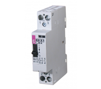 Контактор модульный ETI RD-R 20-10 230V AC/DC (ручн.управл.) (2464034)