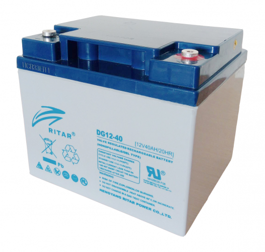 Акумуляторна батарея RITAR DG12-40 12V 40Ah (2518) - фото 1
