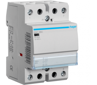 Контактор Hager ESC264 63A, 2НЗ, 230В