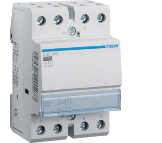 Контактор Hager ESC466 63A, 3НО+1НЗ, 230В