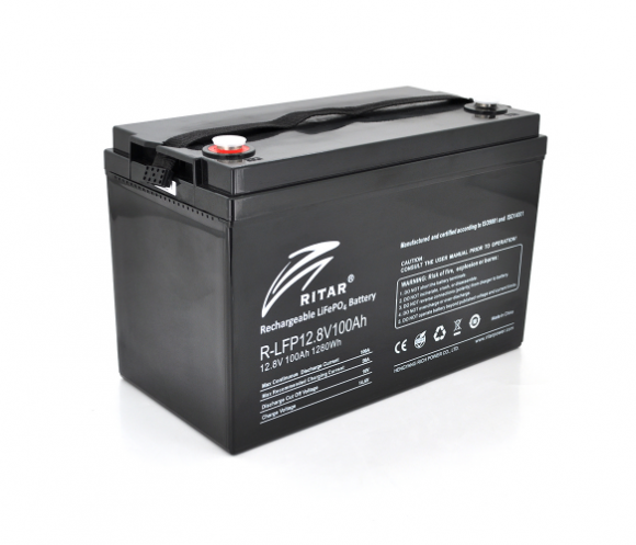 Акумуляторна батарея Ritar LiFePO4 12,8 V 100ah (6746) - фото 1