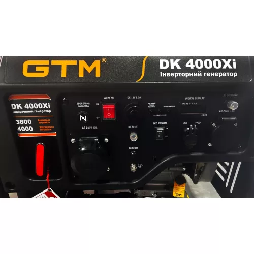 Генератор інверторний GTM DK4000Xi (34574) - фото 3
