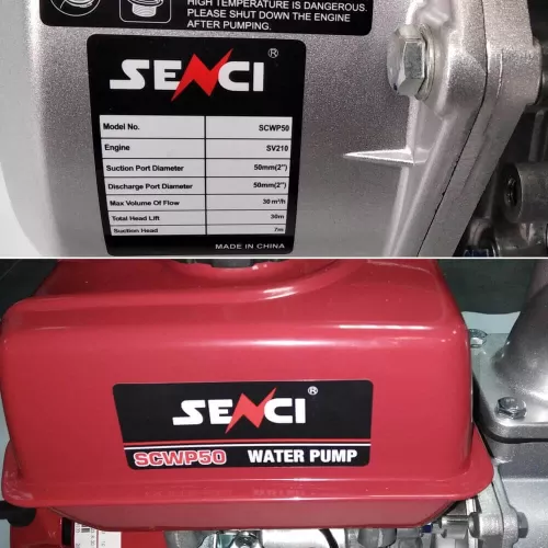 Мотопомпа Senci SCWP 50 с ДВС - фото 6