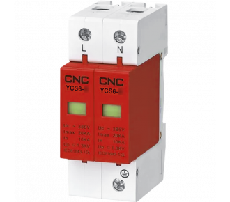 Обмежувач імпульсної перенапруги CNC YCS6-С 1500В DС 2Р 1Р+N (Б00033756)