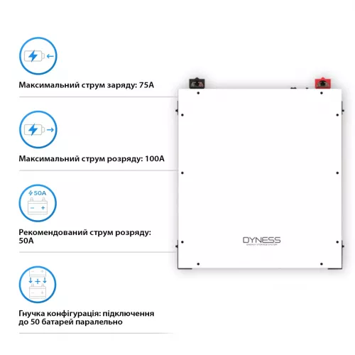Аккумуляторная батарея Dyness DL5.0C Heating (5,12 кВт*ч/ 48В) - фото 2