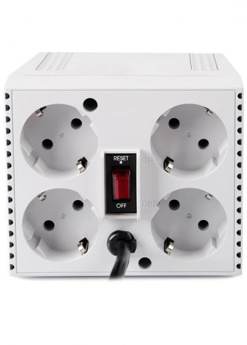 Стабілізатор напруги Powercom TCA-1200 White 4xEURO - фото 3