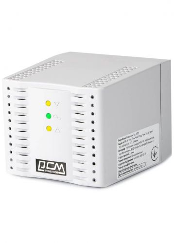 Стабілізатор напруги Powercom TCA-1200 White 4xEURO - фото 2