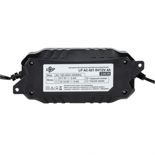Зарядное устройство для АКБ LogicPower AC-021 6V/12V 4A - фото 4
