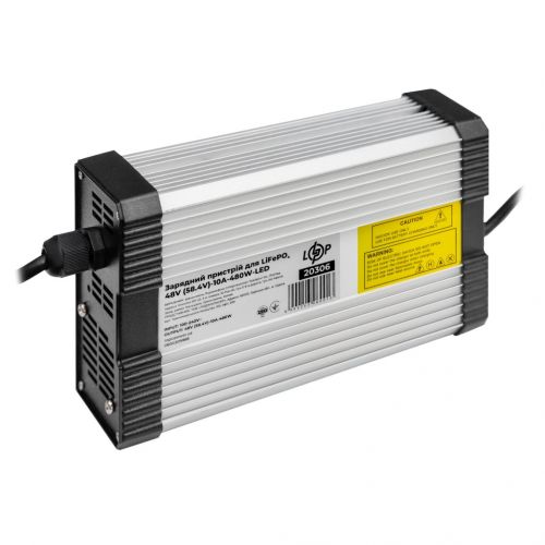 Зарядное устройство для аккумуляторов LogicPower LiFePO4 48V (58.4V)-10A-480W-LED - фото 4