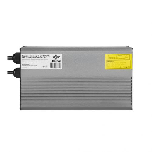 Зарядний пристрій для акумуляторів LogicPower LiFePO4 48V (58.4V)-30A-1440W-LED - фото 1