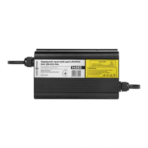 Зарядний пристрій для акумуляторів LogicPower LiFePO4 24V (29.2V)-10A-240W - фото 1