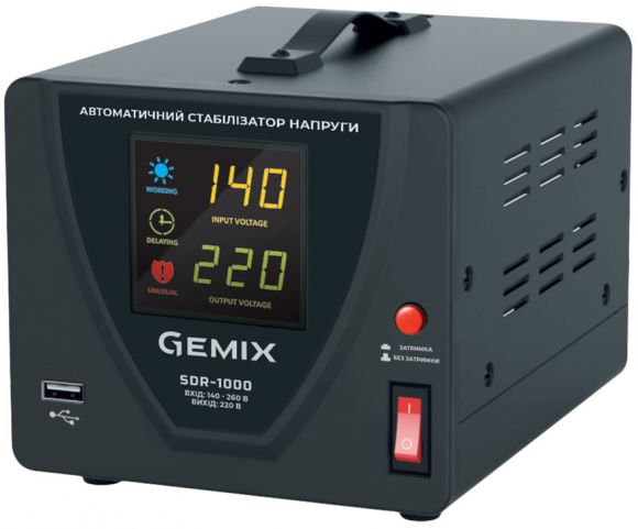 Стабилизатор напряжения Gemix SDR1000.700W - фото 1