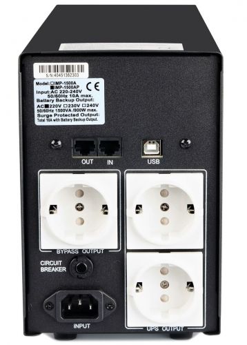 ИБП Powercom IMP-1500AP Schuko - фото 4