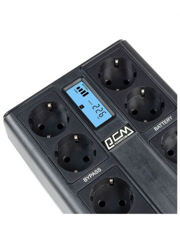 ИБП Powercom CUB-850N LCD - фото 4