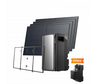 Комплект EcoFlow STREAM ULTRA/Solar Panel 4*400 с креплениями Balcony Hook Kit/Умный счетчик Smart Meter