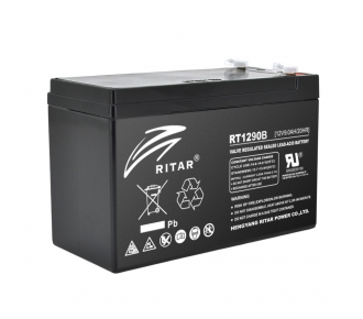 Аккумуляторная батарея RITAR RT1290B, 12V 9.0Ah (08222)