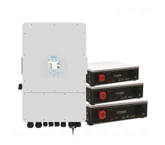 Система бесперебойного питания DEYE SUN-10K-SG04LP3-EU-3DY15.36K-LFP-W 10000W 15.36kh 3BAT LiFePO4
