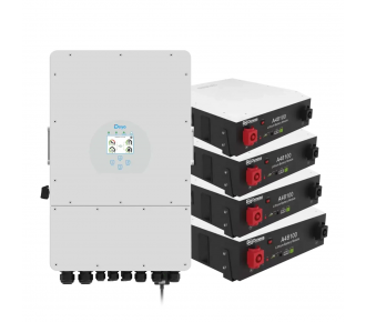 Система бесперебойного питания DEYE SUN-12K-SG04LP3-EU-4DY19.2K-LFP-W 12kW 19.2kWh 4BAT LiFePO4