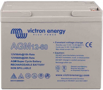 Аккумуляторная батарея Victron Energy 12V/60Ah AGM Deep Cycle (BAT412550084)