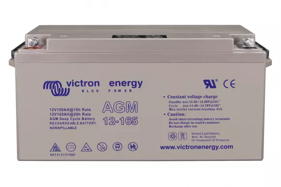 Акумуляторна батарея Victron Energy 12V/165Ah AGM Deep Cycle (M8) (BAT412151085) - фото 3