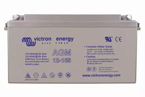 Акумуляторна батарея Victron Energy 12V/165Ah AGM Deep Cycle (M8) (BAT412151085) - фото 1