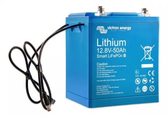 Акумуляторна батарея Victron Energy LiFePO4 12,8V/50Ah Smart (BAT512050610) - фото 2
