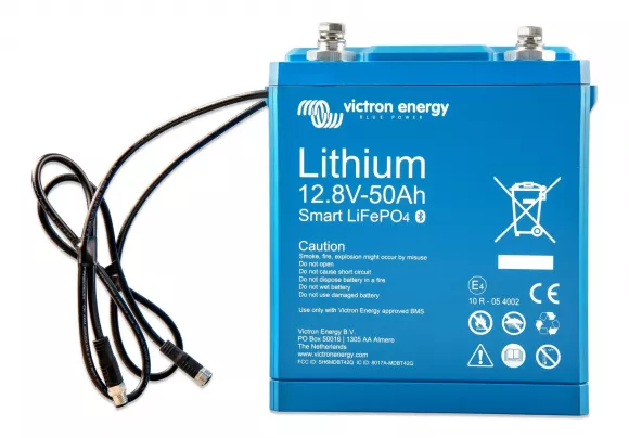 Акумуляторна батарея Victron Energy LiFePO4 12,8V/50Ah Smart (BAT512050610) - фото 1