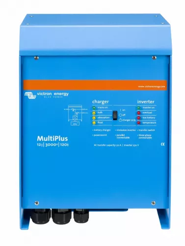 Інвертор Victron Energy MultiPlus 12/3000/120-16 230V VE.Bus (PMP122300001) - фото 1